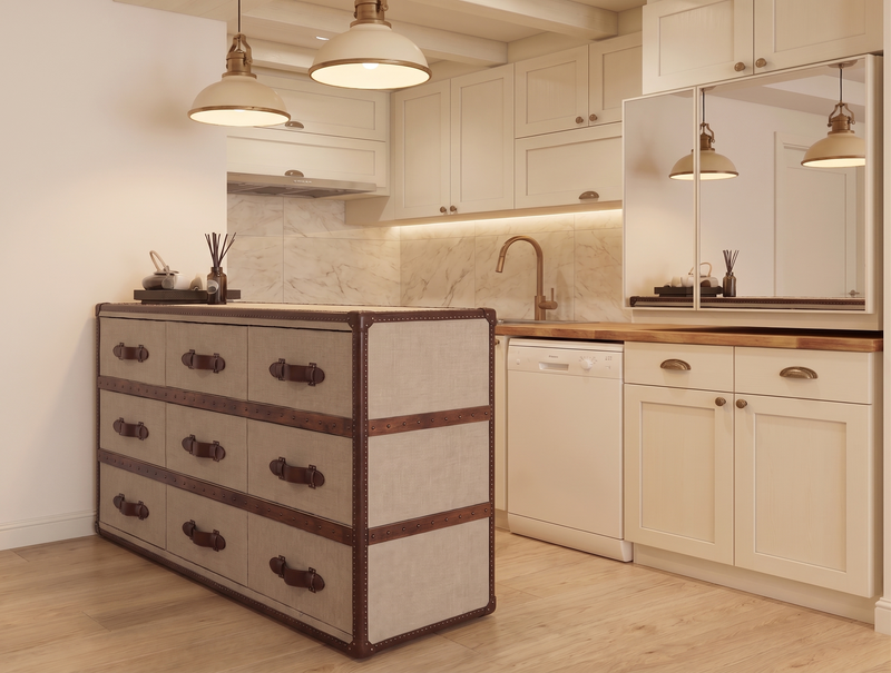 Bespoke Storage Elegance: RetroMaster Custom Vintage Cabinets for HK Homes