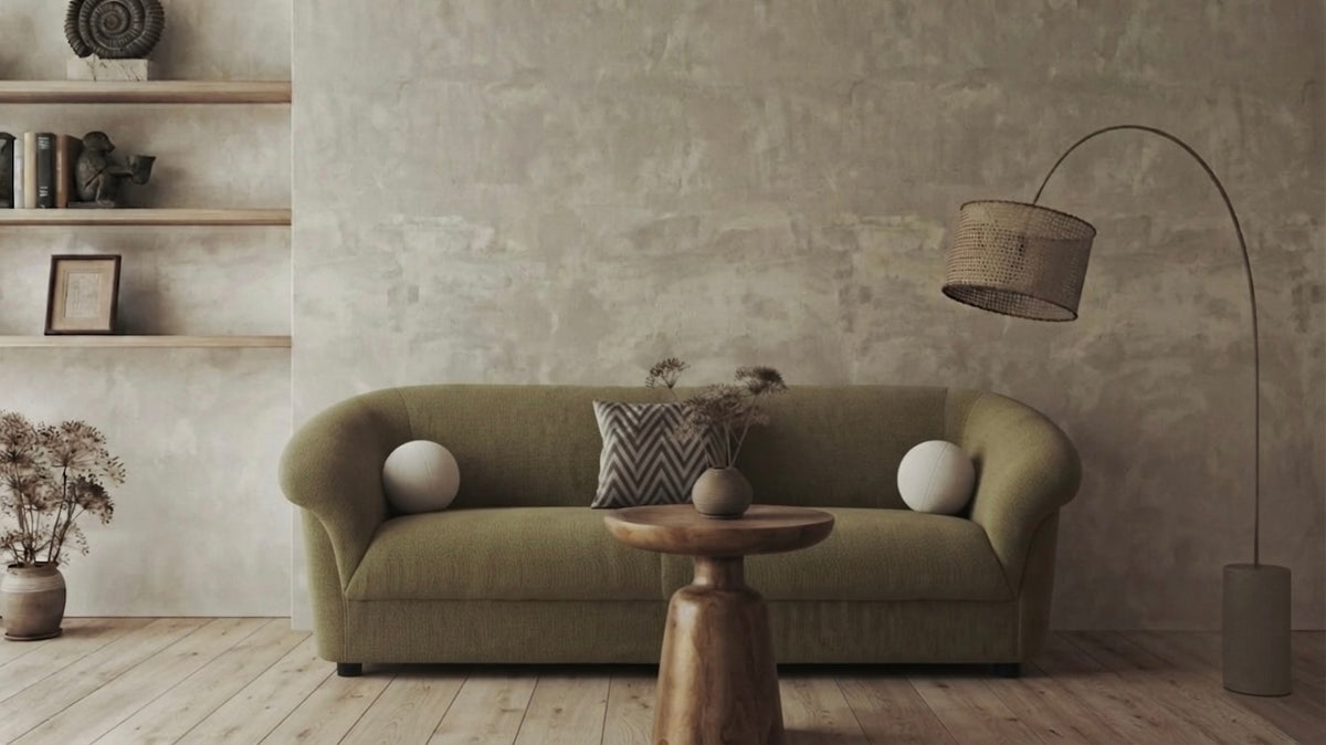 Haven Cotton-Linen Curved Sofa