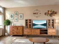Kyle Rubberwood TV Stand