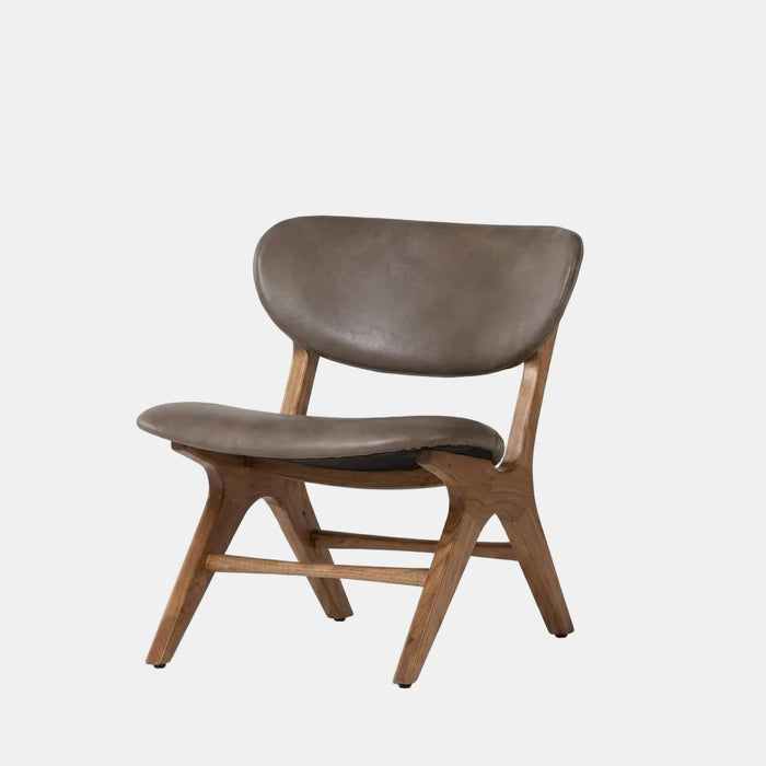 Haven Solid Wood Leather Chair