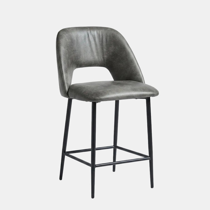 Urban Metal Leather Bar Stool