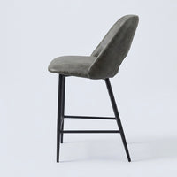 Urban Metal Leather Bar Stool