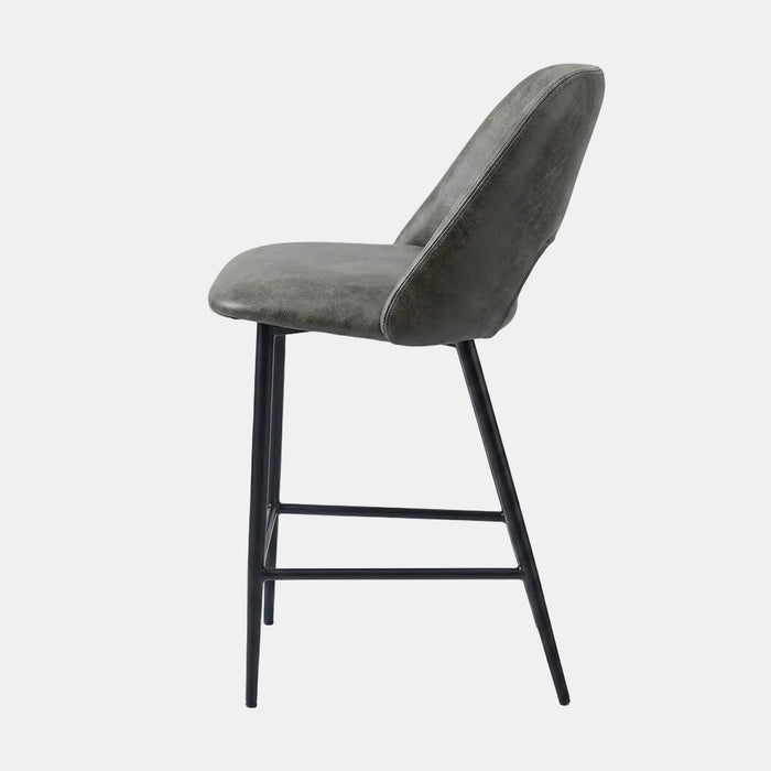 Urban Metal Leather Bar Stool
