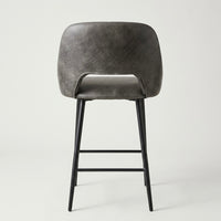 Urban Metal Leather Bar Stool