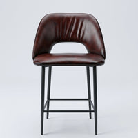 Urban Metal Leather Bar Stool