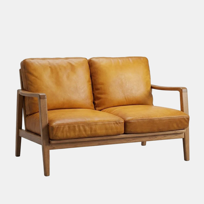 Timmy Ash Leather Sofa
