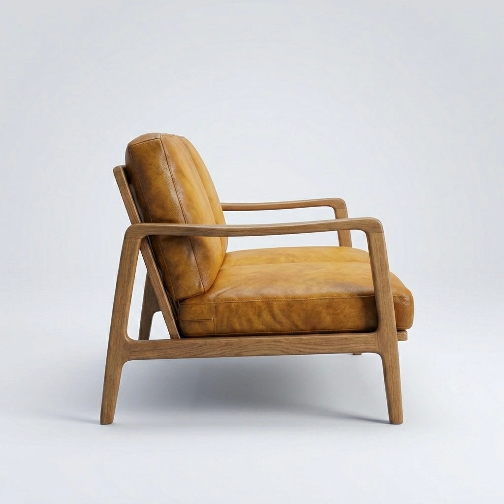 Timmy Ash Leather Sofa