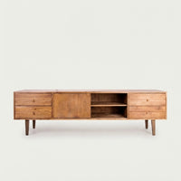 Kyle Rubberwood TV Stand
