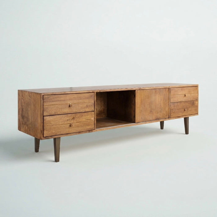 Kyle Rubberwood TV Stand