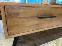 Nordic Industrial Rubberwood Coffee Table