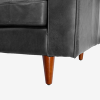 Daniel Industrial Leather Armchair