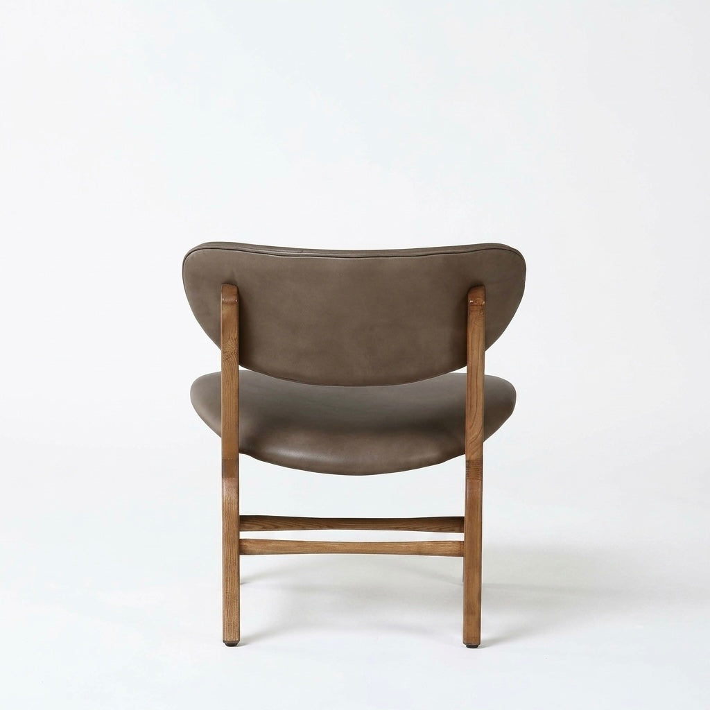 Haven Solid Wood Leather Chair