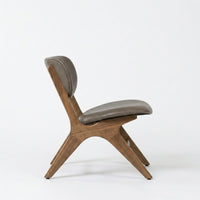 Haven Solid Wood Leather Chair