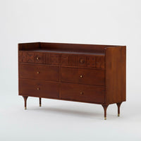 Heritage Carved Poplar Cabinet