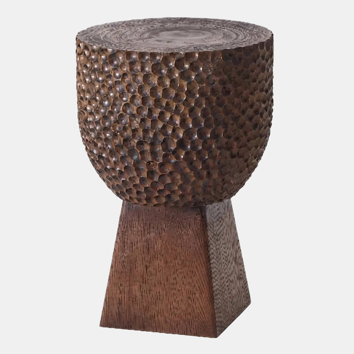 Crest-Ash Artisan Side Table