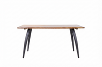 Curvewood Rubberwood Dining Table