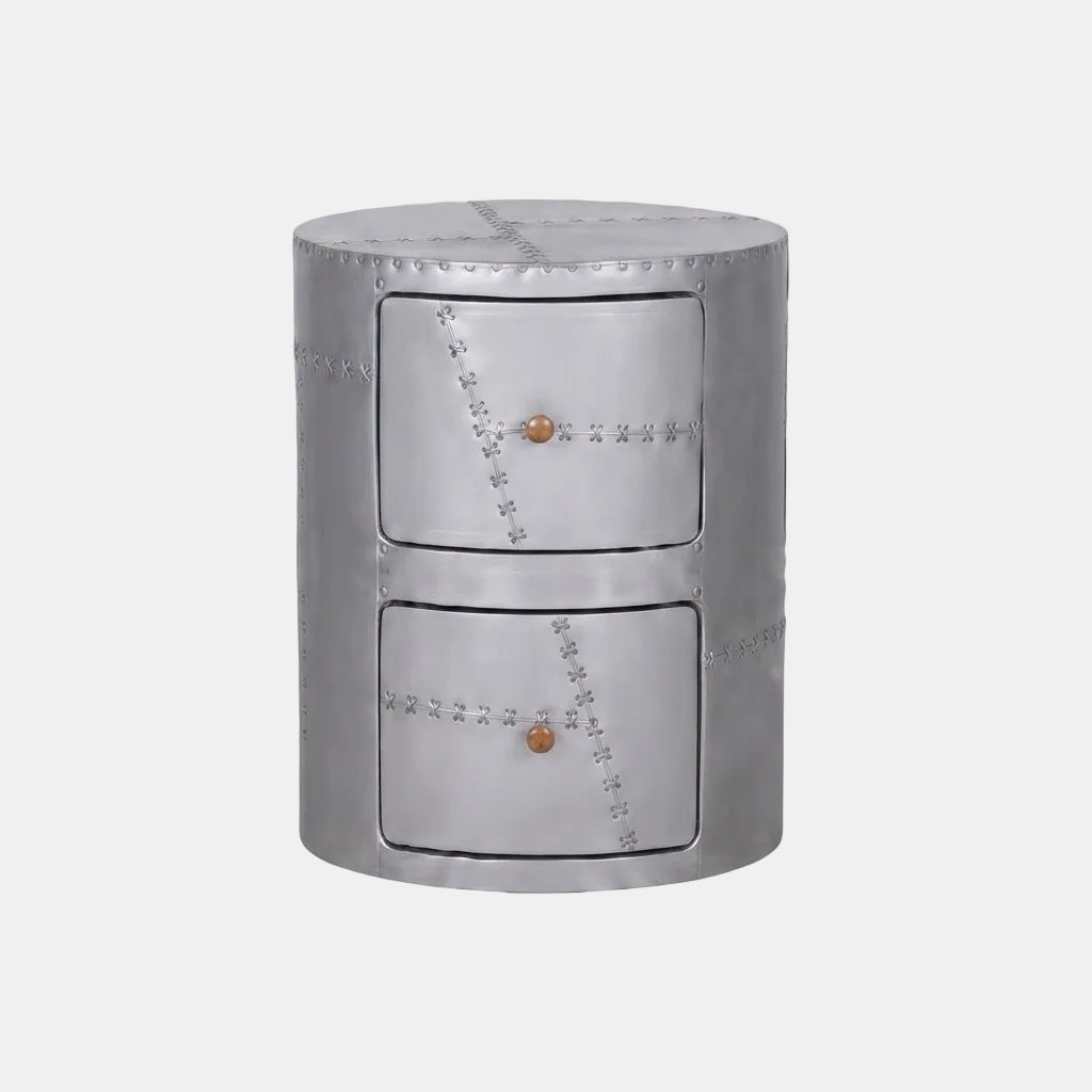 Titan-Riveted Aluminum Side Table