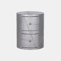Titan-Riveted Aluminum Side Table