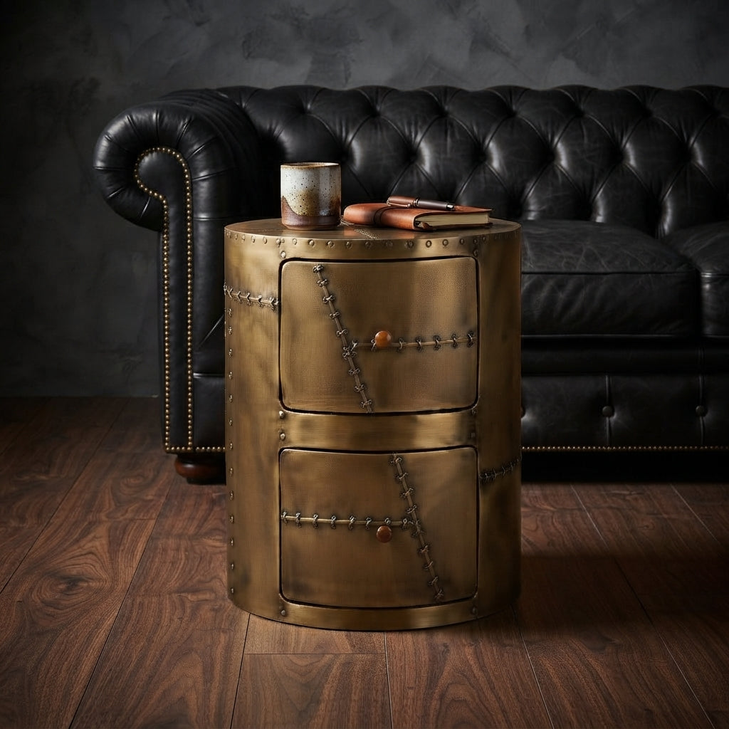 Aero-Metal Round Side Table