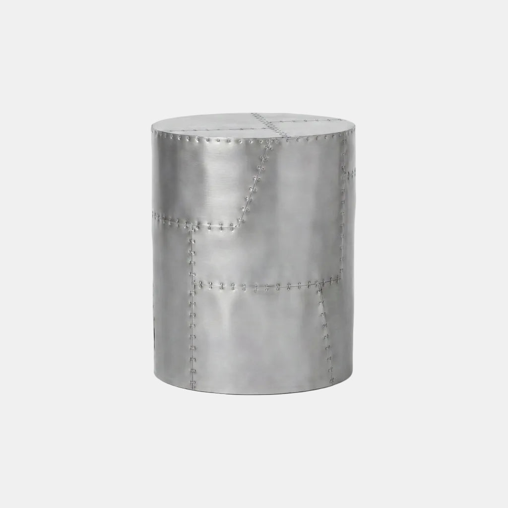 Titan-Riveted Aluminum Side Table