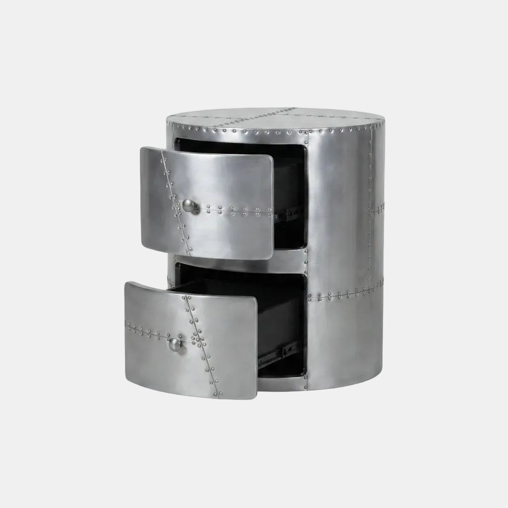 Titan-Riveted Aluminum Side Table