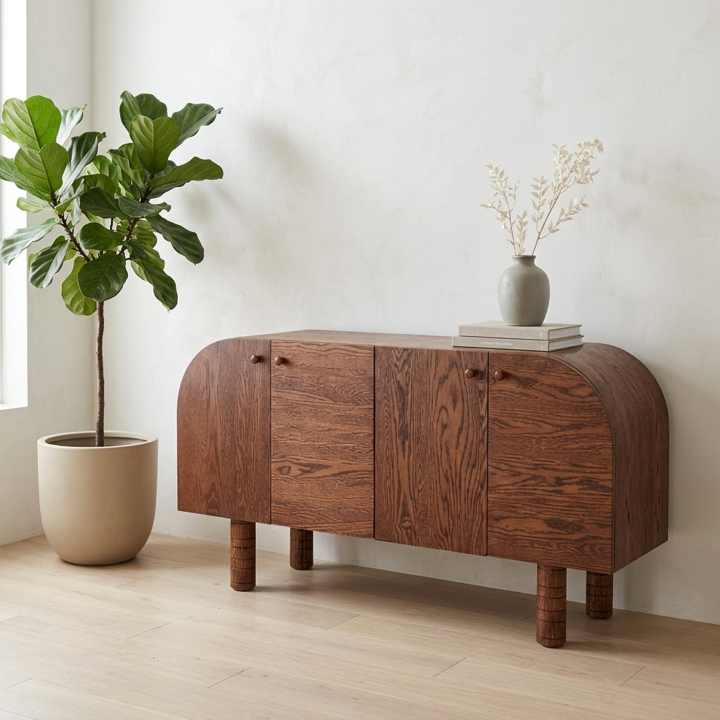 Arch Ash Cabinet