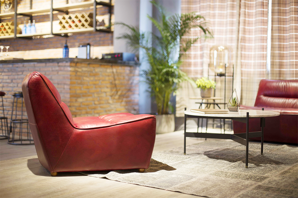 Cassie Modern Leather Armchair