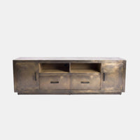 Vintage Jet Brass TV Stand