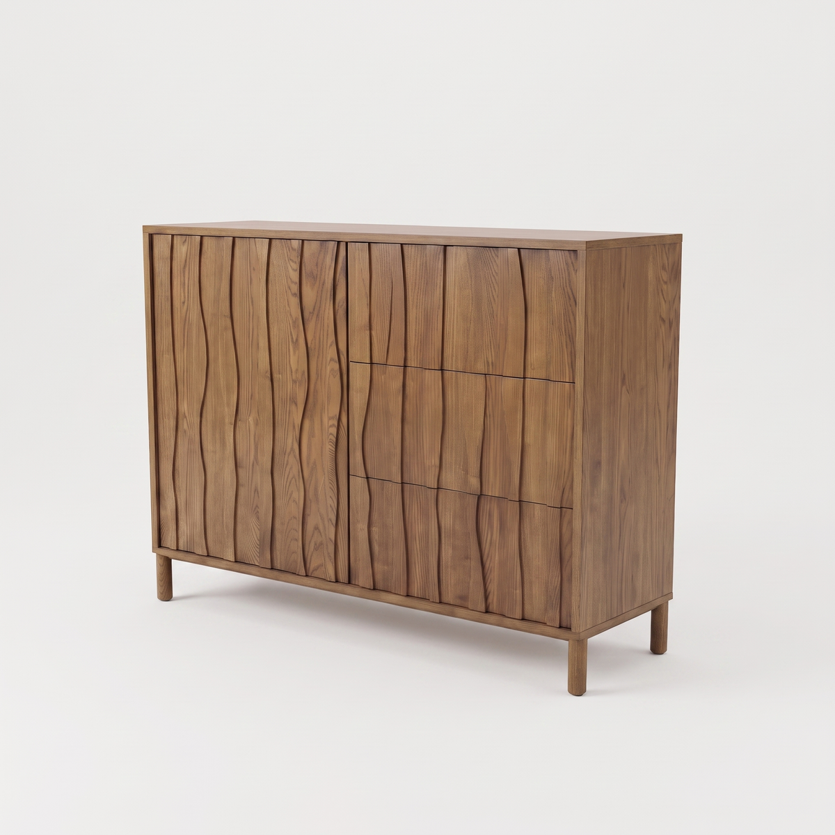 Aura Walnut-Stained Ash Cabinet
