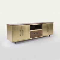 Gilded Oak Media TV Stand