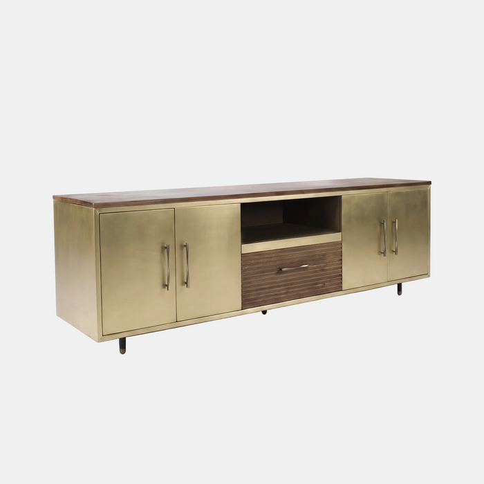 Gilded Oak Media TV Stand