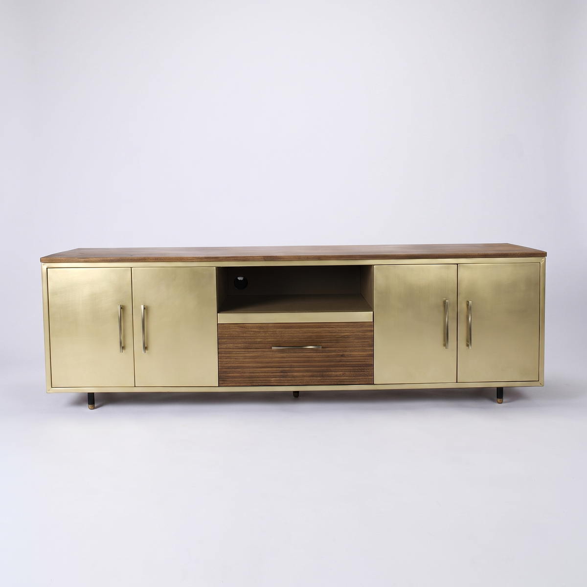 Gilded Oak Media TV Stand