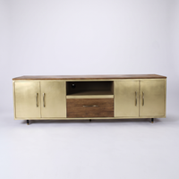 Gilded Oak Media TV Stand