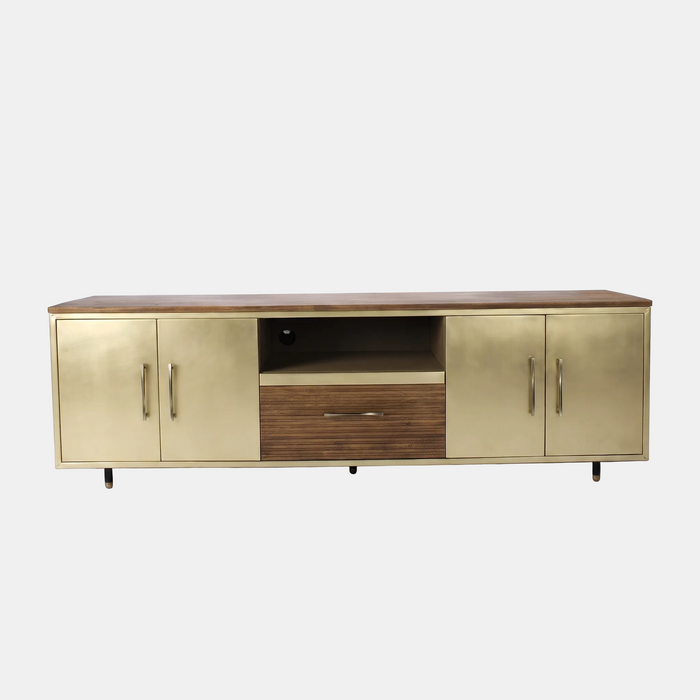 Gilded Oak Media TV Stand