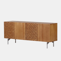 Terra-Weave Poplar Wood Cabinet