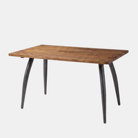 Curvewood Rubberwood Dining Table