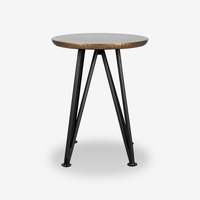 Aura Brass & Metal Side Table