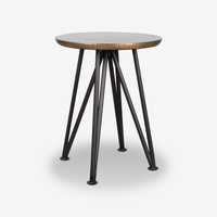 Aura Brass & Metal Side Table