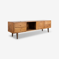 Nordic Heritage Rubber Wood TV Stand