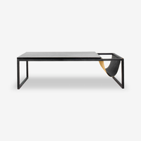 Harmony Leather Wood Coffee Table