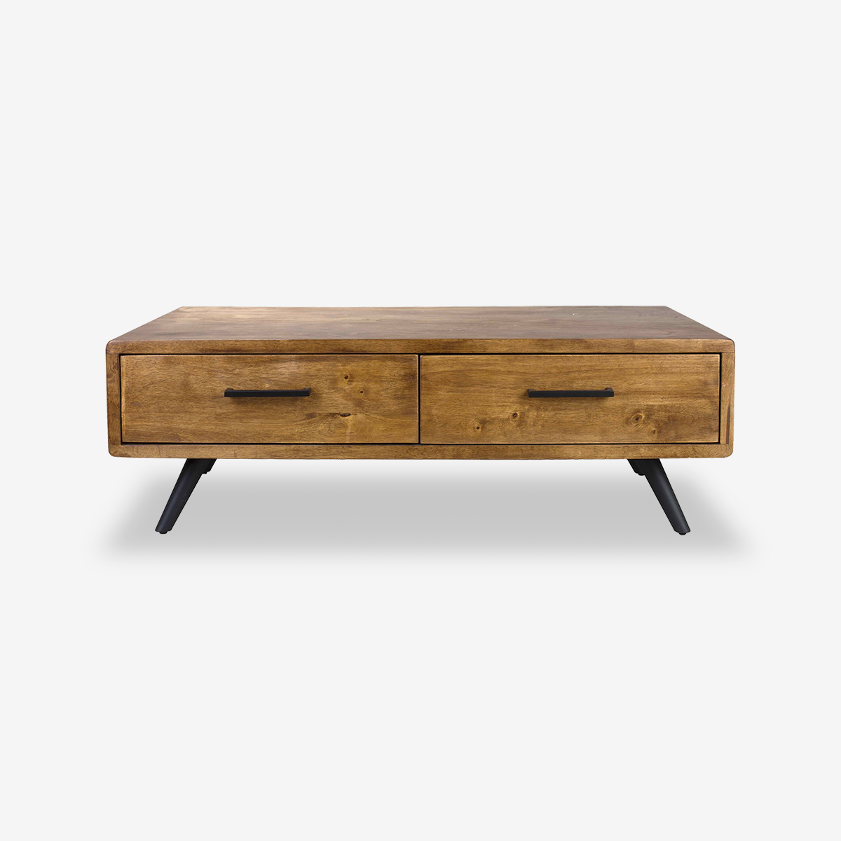 Nordic Industrial Rubberwood Coffee Table