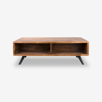 Nordic Industrial Rubberwood Coffee Table