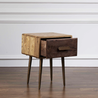 Nordic Pure Solid Wood Lamp Table