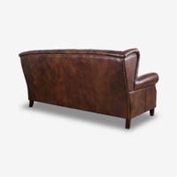 Alison Chesterfield Leather Sofa