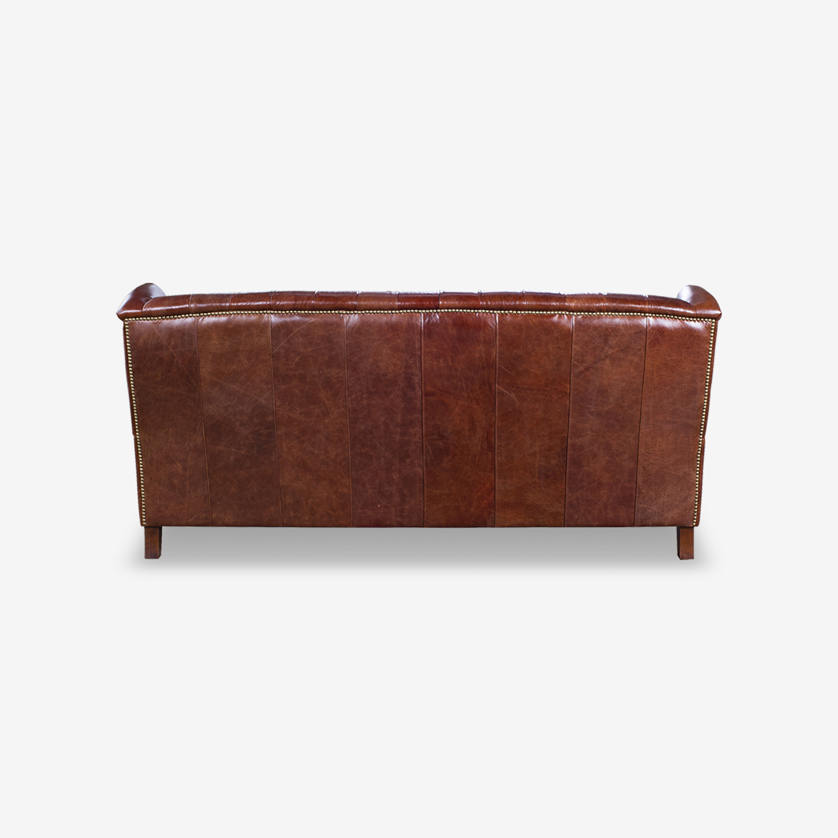 Alison Chesterfield Leather Sofa