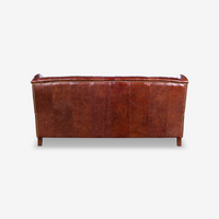 Alison Chesterfield Leather Sofa