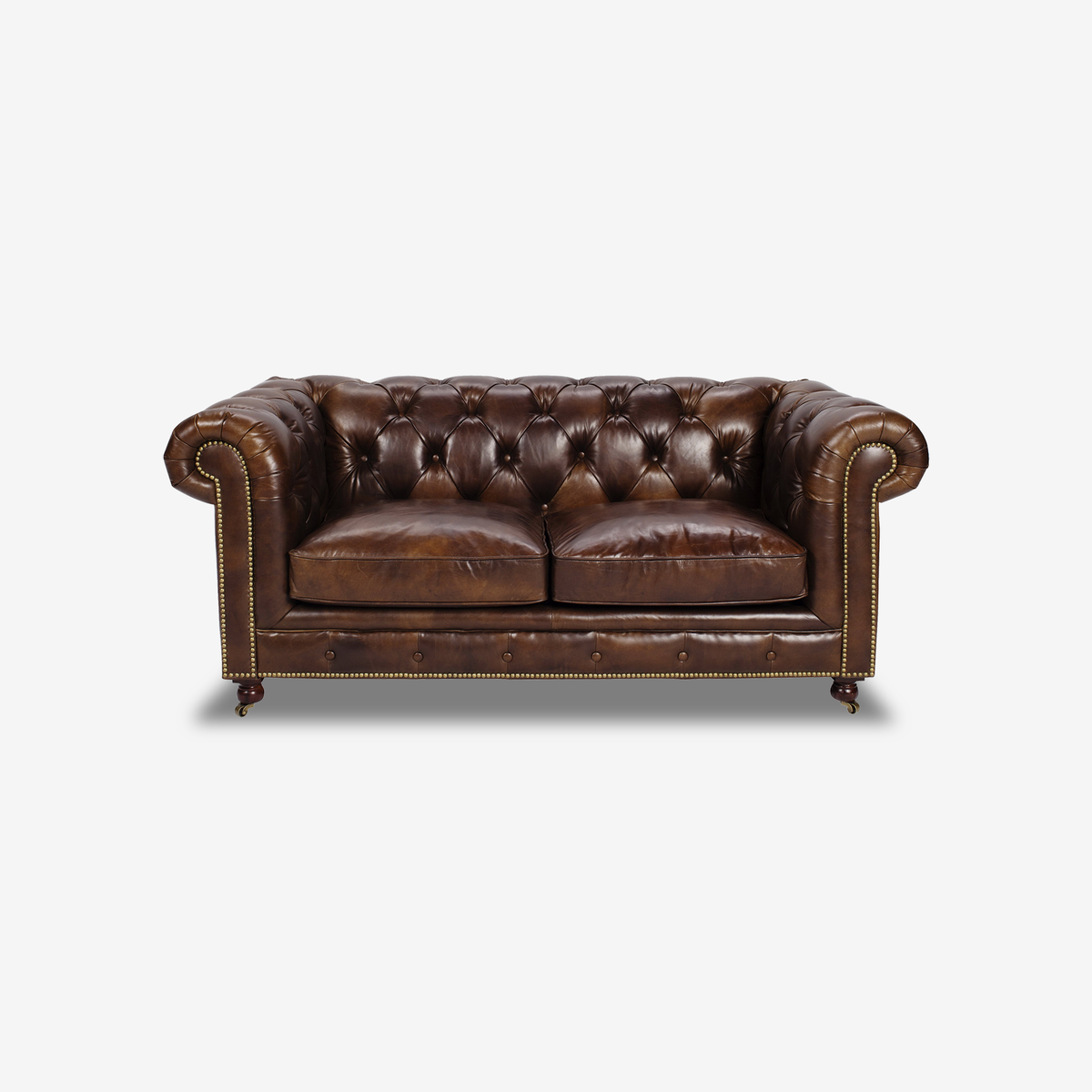 Classic Chesterfield Leather Sofa