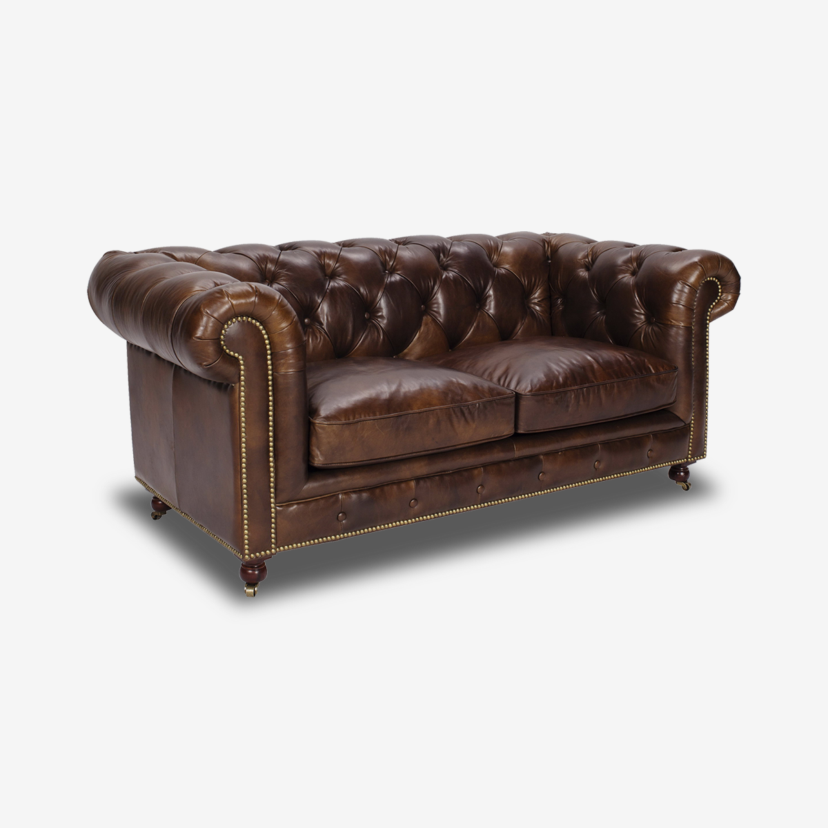 Classic Chesterfield Leather Sofa