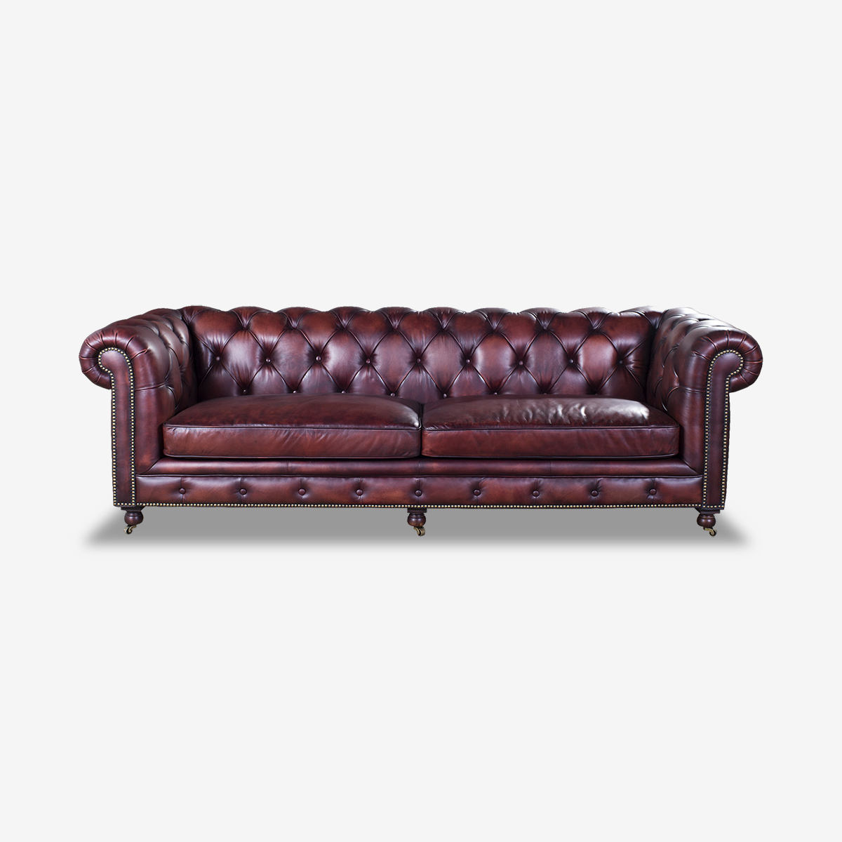 Classic Chesterfield Leather Sofa