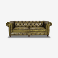 Classic Chesterfield Leather Sofa